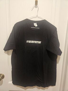 #usererror Black Graphic Tee - Unbranded